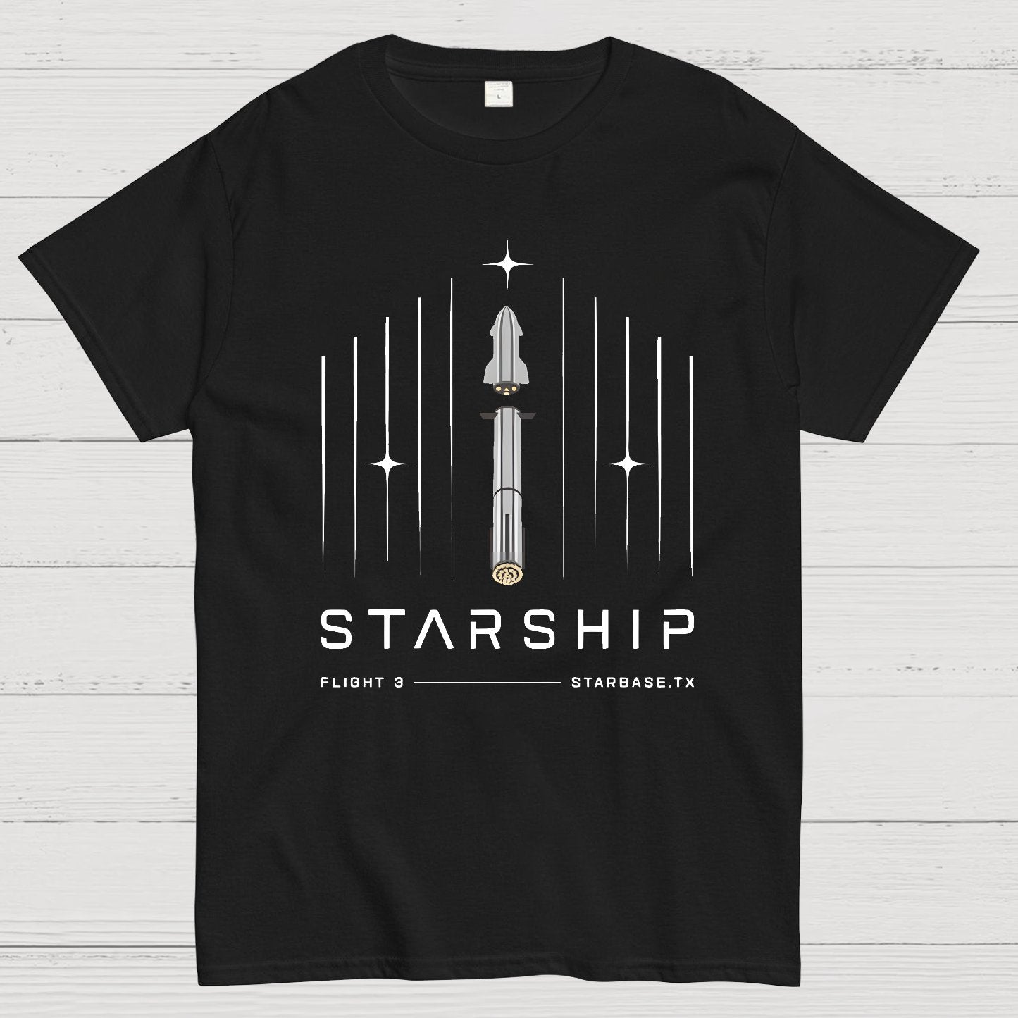 Starship Flight 3 Nerdy T-Shirt
