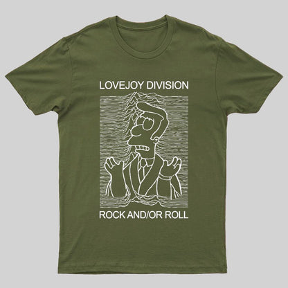 Joyful Division Rock And/Or Roll Geeky T-Shirt