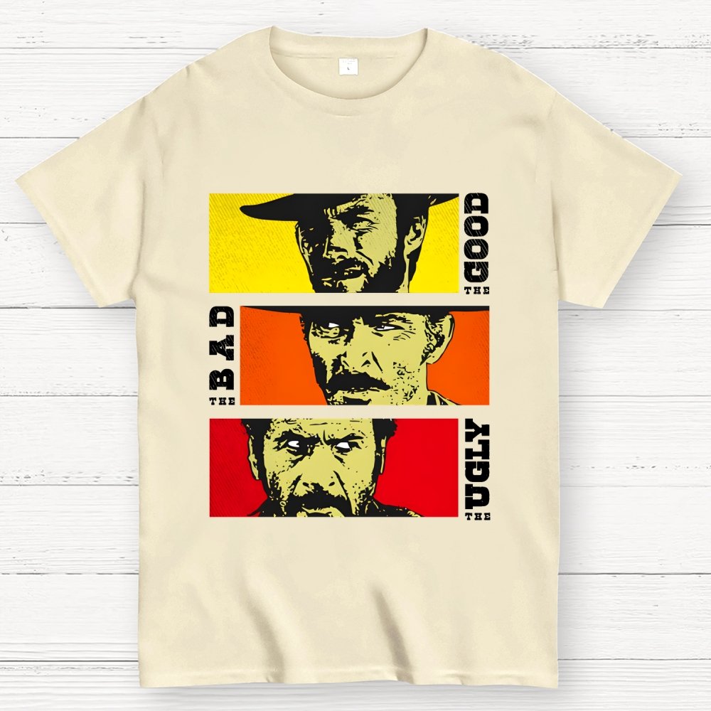 The Good The Bad The Ugly Cat Geek T-Shirt