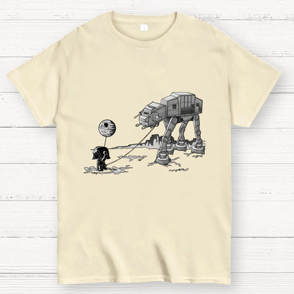 Empire Robot Dog-Planet Battles Geek T-Shirt