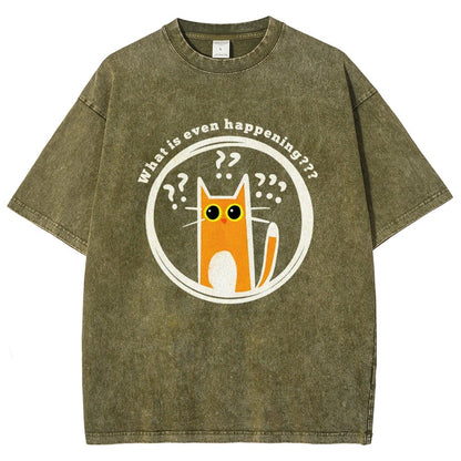 What is Even Happening Vintage Distressed T-shirt