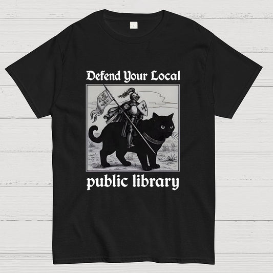 Defend Your Local public library Geek T-Shirt