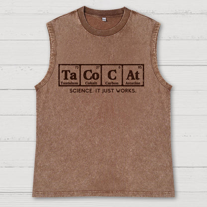 Tacocat Vintage Distressed Washed Tank