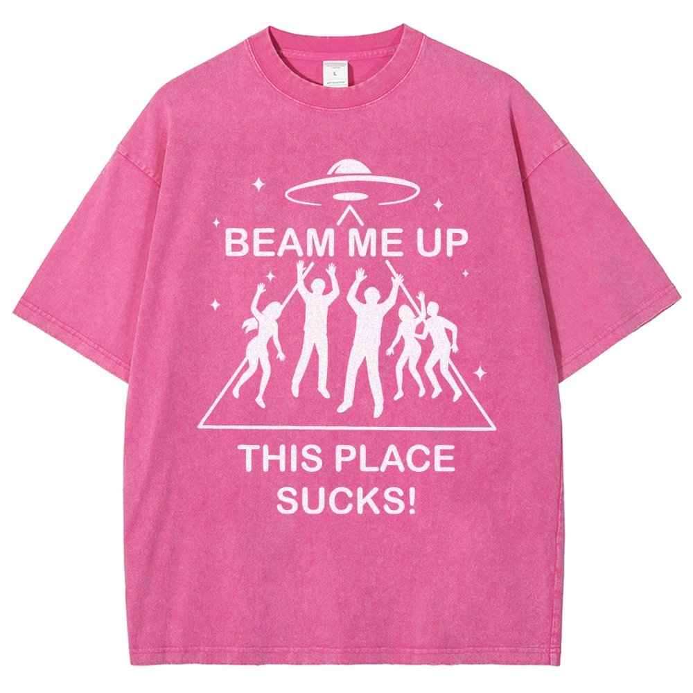 Warp Me Away Vintage Distressed T-shirt