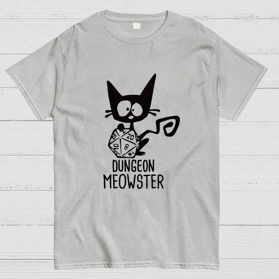 Dungeon Meowster Funny Unisex Gamer T-Shirt