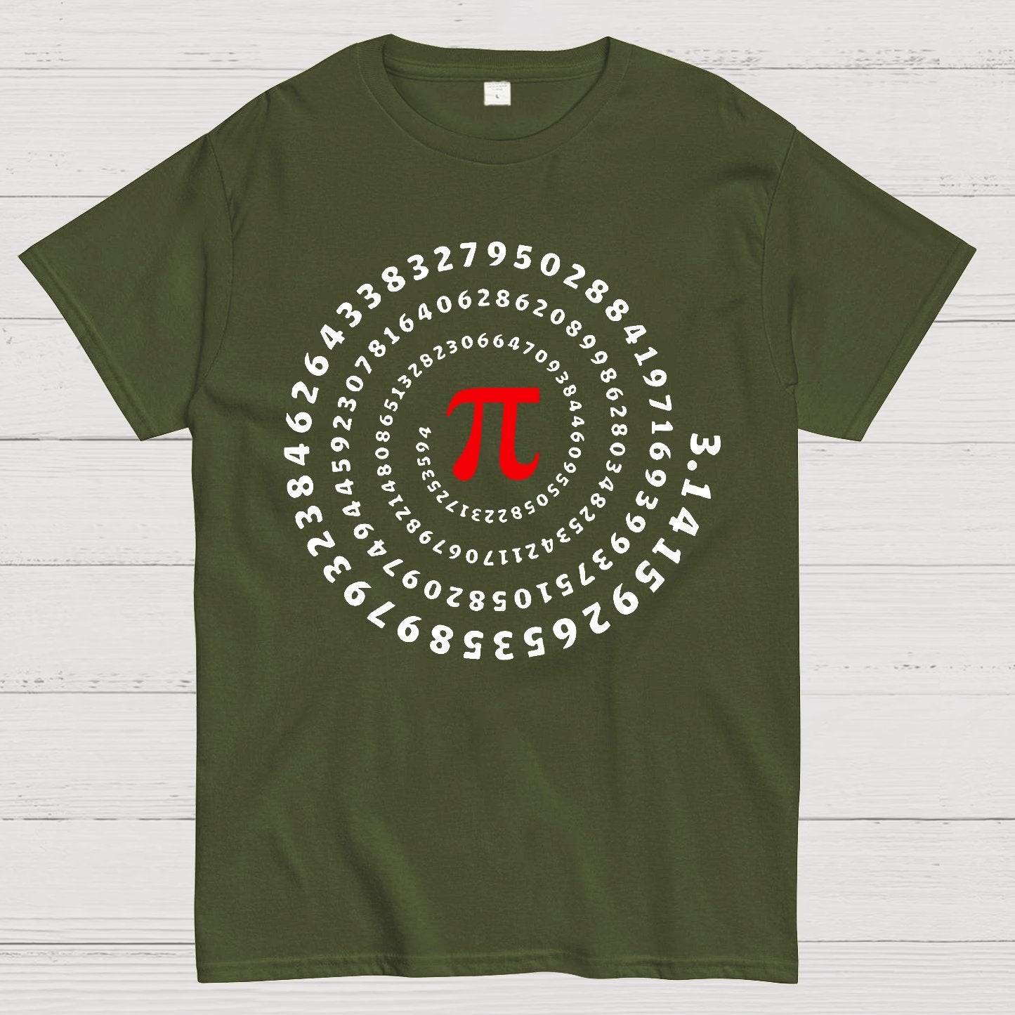 Pi Science Number Sequence Geek T-Shirt