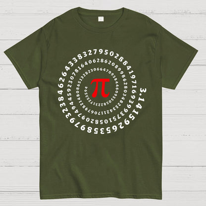 Pi Science Number Sequence Geek T-Shirt
