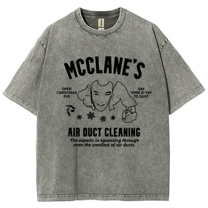 Hero's Air Duct Cleaning Vintage Distressed T-shirt