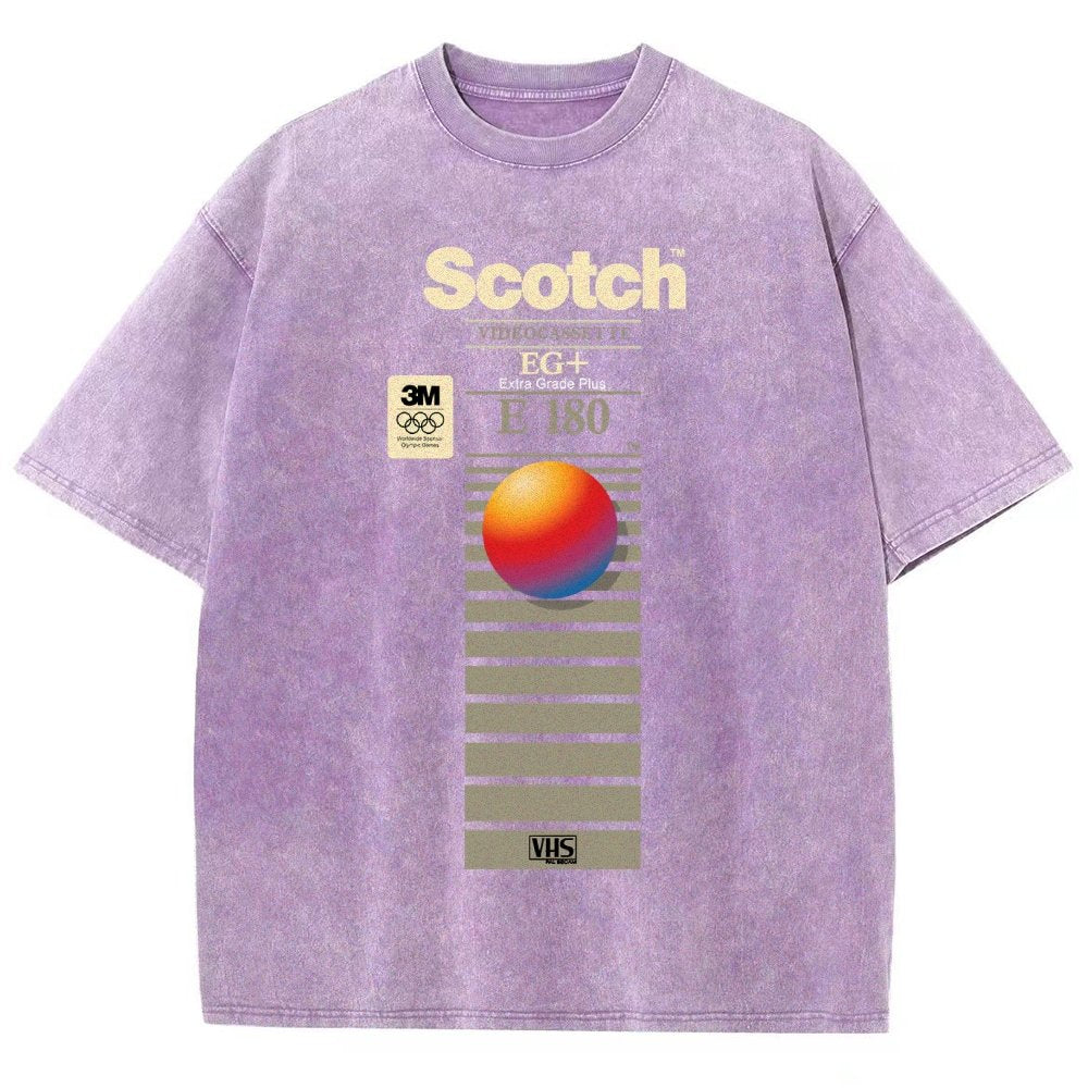 VHS Scotch E180 Vintage Distressed T-shirt