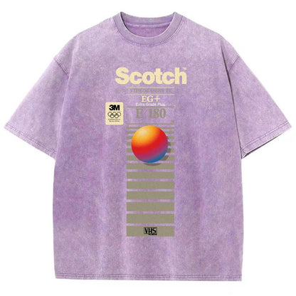VHS Scotch E180 Vintage Distressed T-shirt