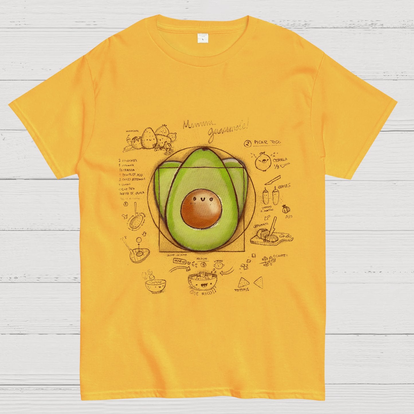 Divine Avocado Recipe Geek T-Shirt