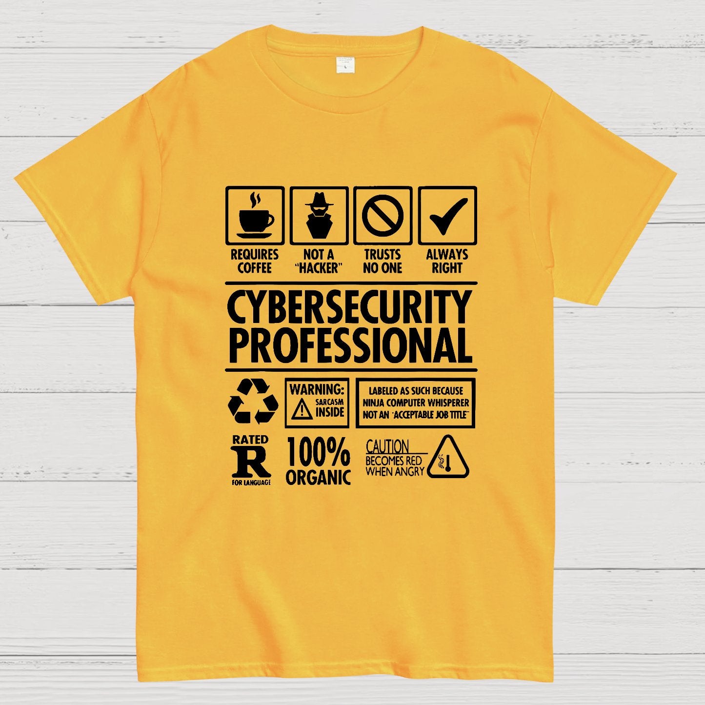 Cybersecurity Professional Geeky T-Shirt