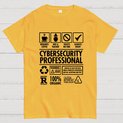 Cybersecurity Professional Geeky T-Shirt