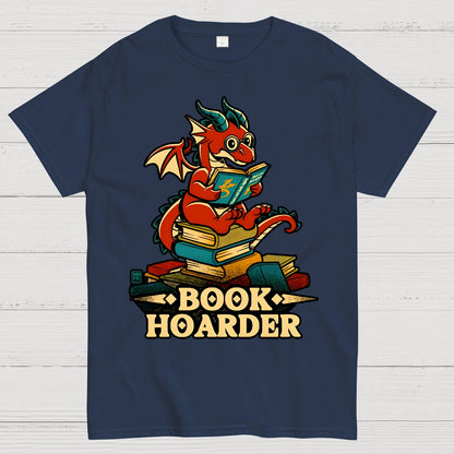 Book Hoarder Dragon Geek T-Shirt