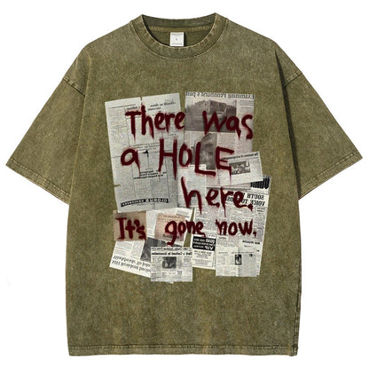 There Was a Hole Vintage Distressed T-shirt