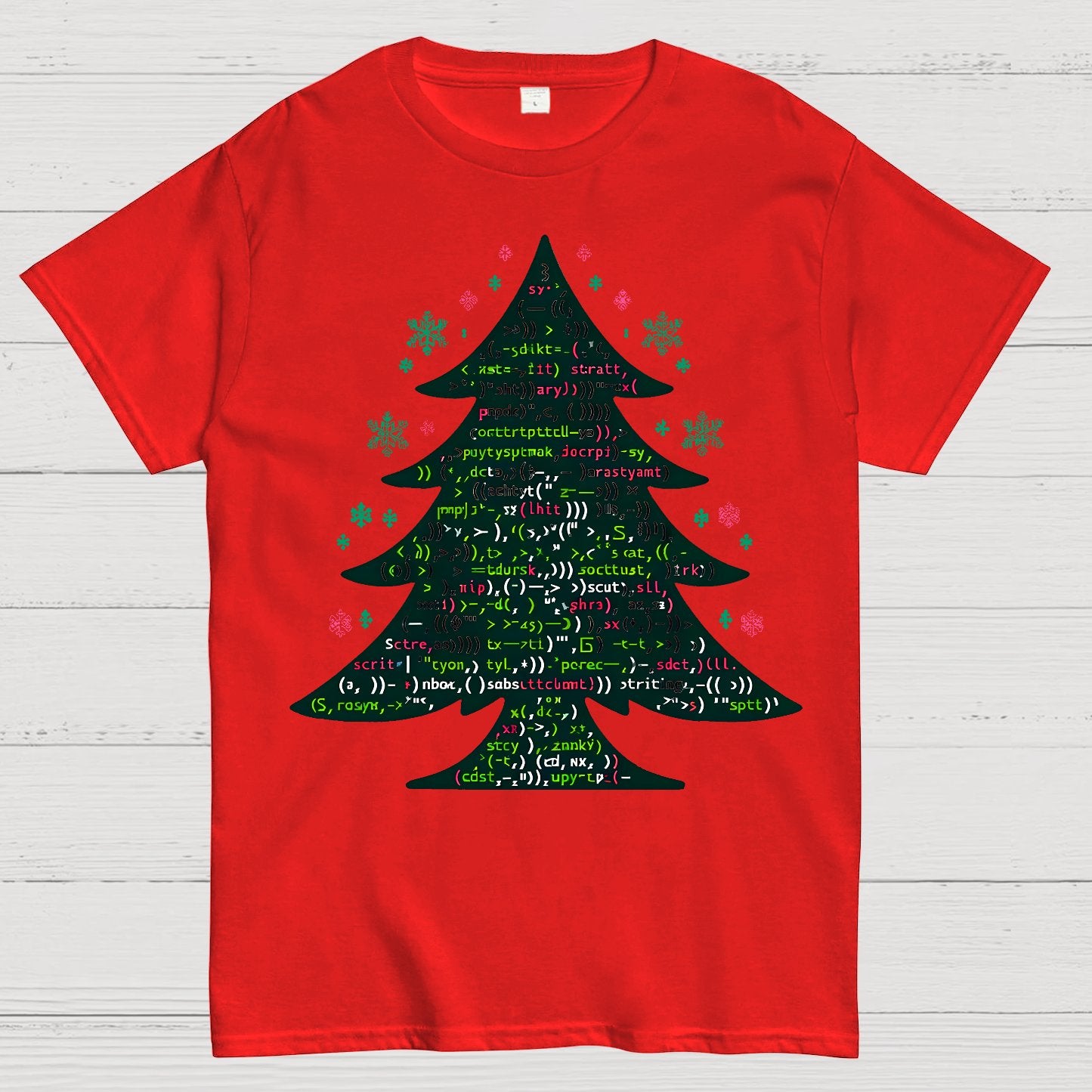 A Programmer's Christmas Tree Geek T-Shirt