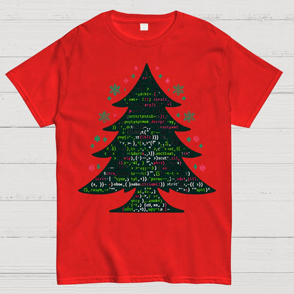 A Programmer's Christmas Tree Geek T-Shirt