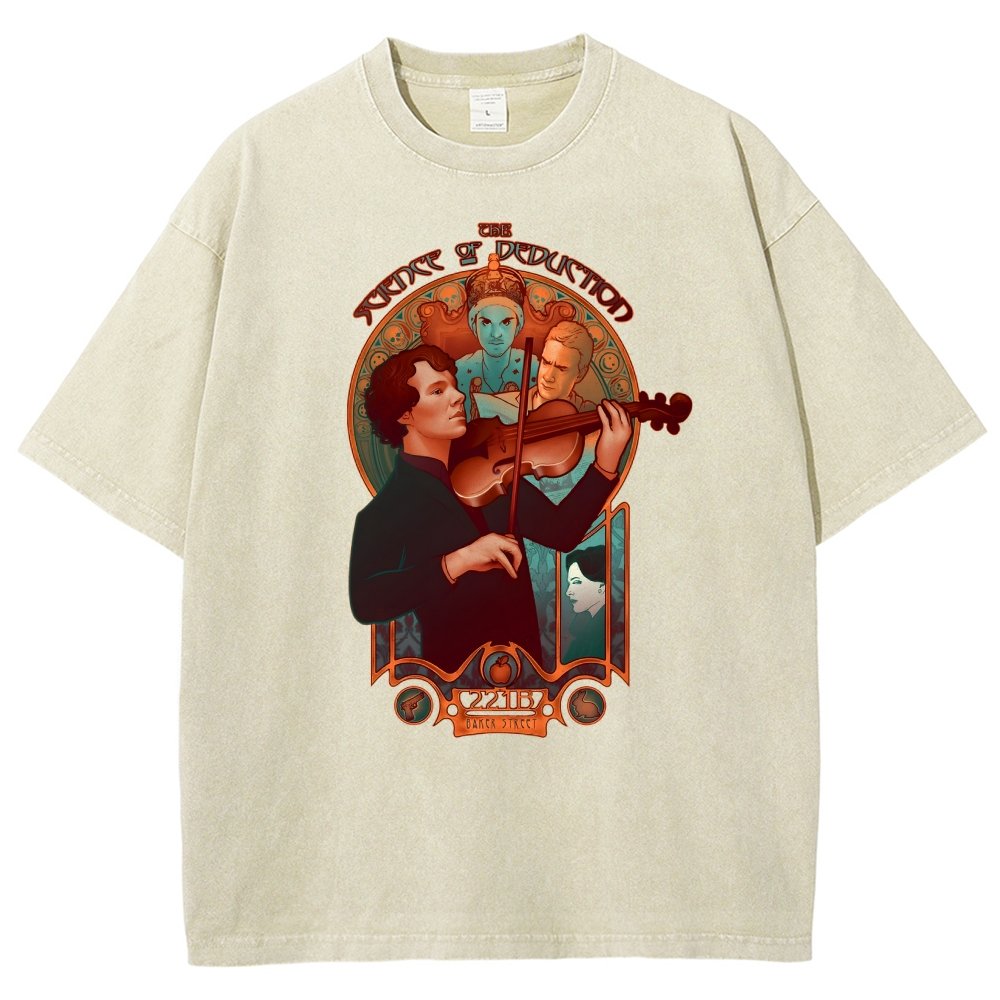 The Science of Deduction Vintage Distressed T-shirt
