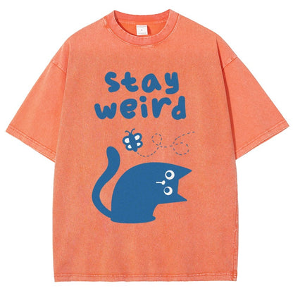 Weird Forever Vintage Distressed T-shirt
