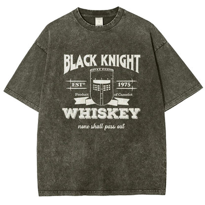 None Shall Pass Out Vintage Distressed T-shirt