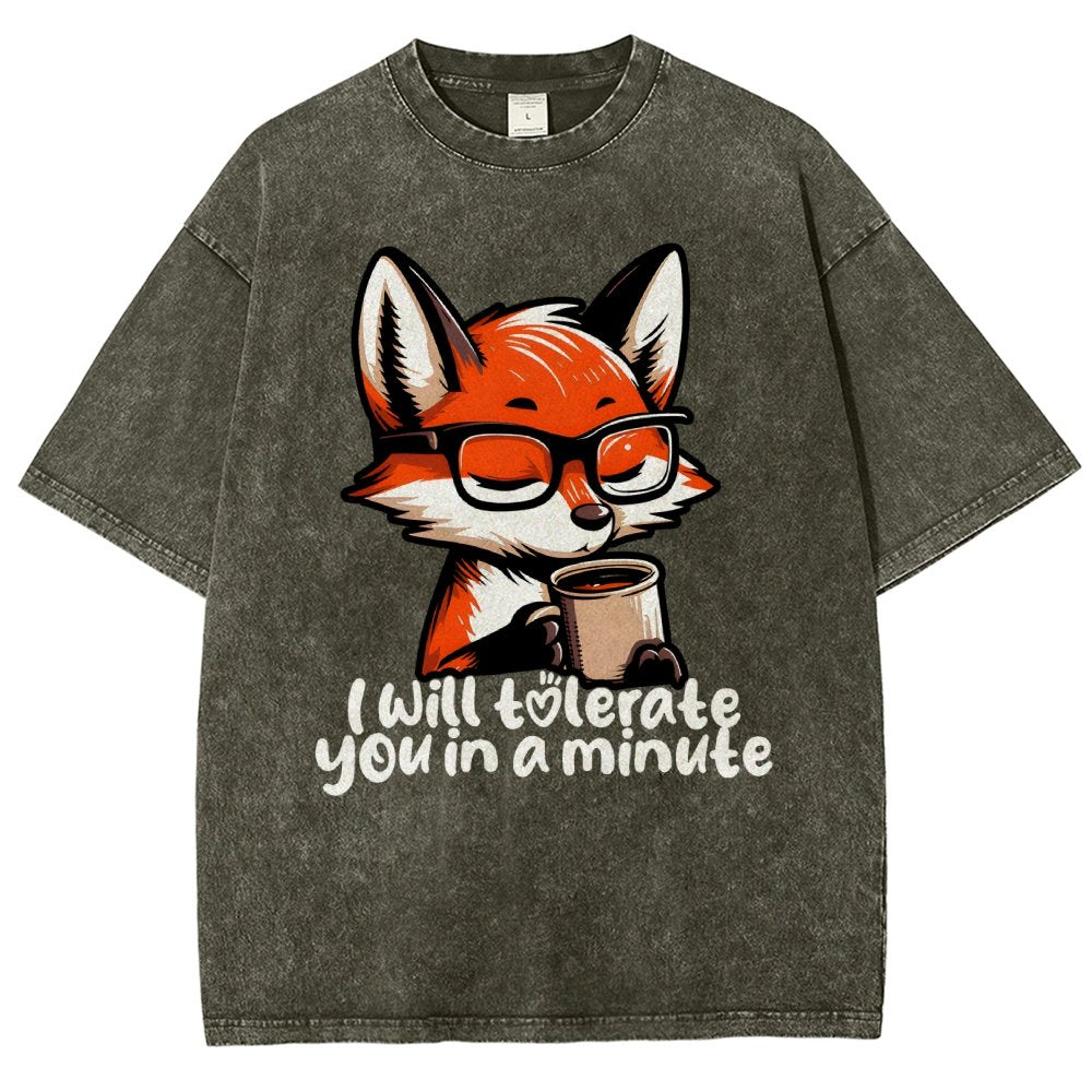 Tolerant Fox Vintage Distressed T-shirt