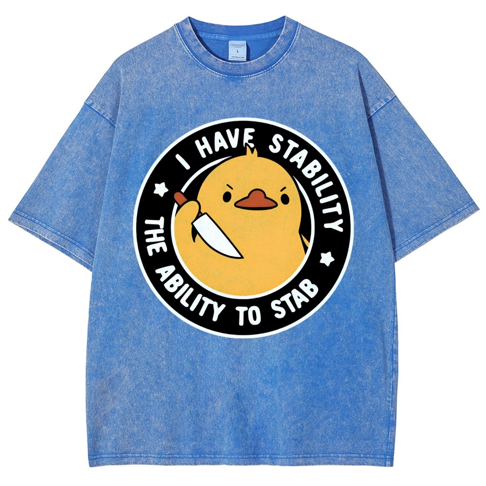 I Have Stability The Ability Vintage Distressed T-shirt