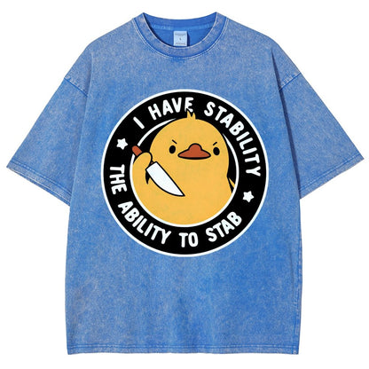 I Have Stability The Ability Vintage Distressed T-shirt