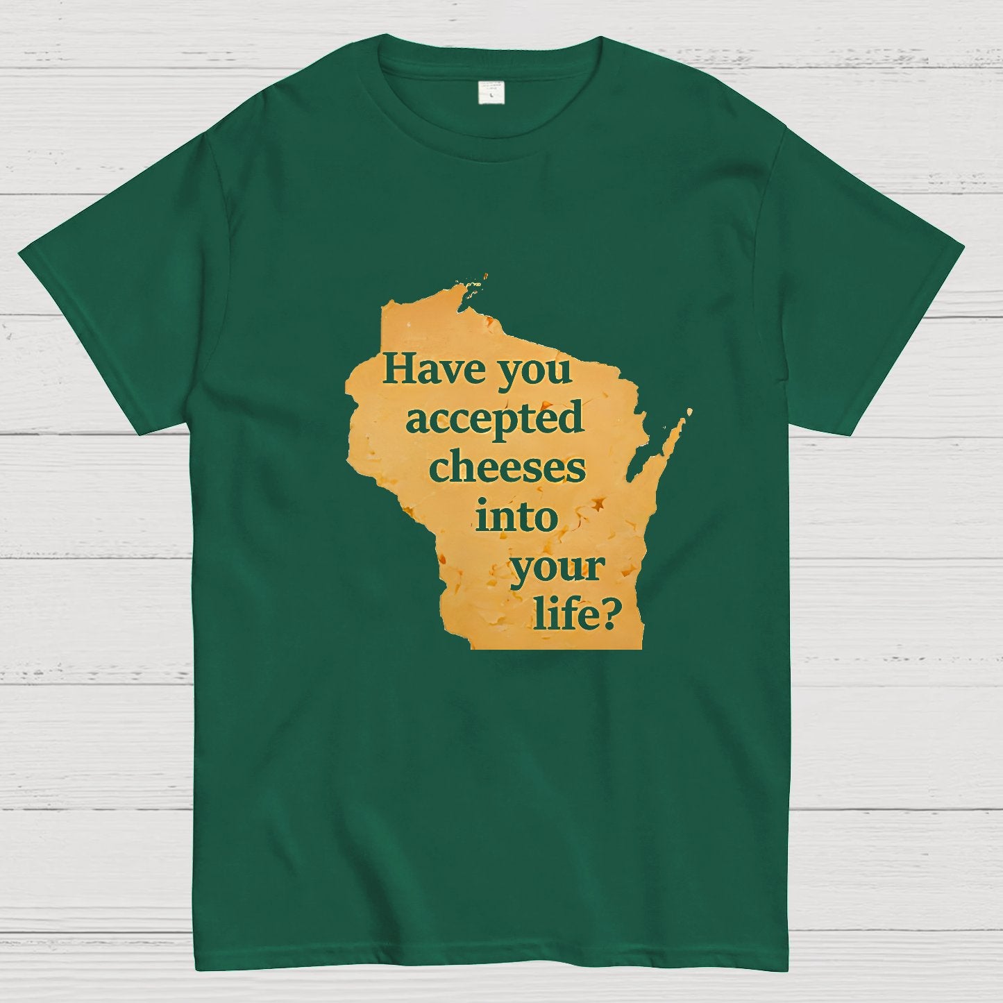 Wisconsin Cheese Pun Geeky T-Shirt