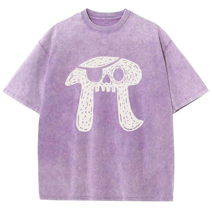 Pi-rate Skull Vintage Distressed T-shirt