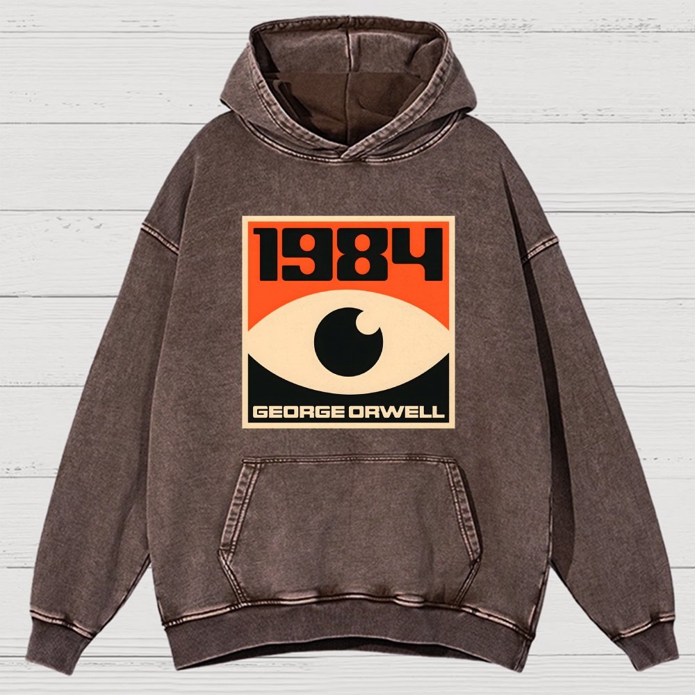 1984 Vintage Distressed Hoodie