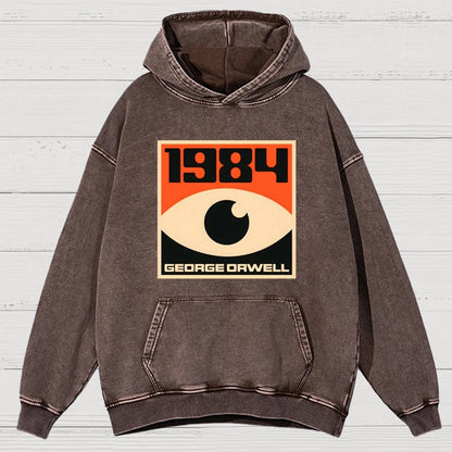 1984 Vintage Distressed Hoodie