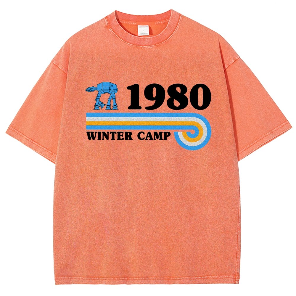 Winter Camp Vintage Distressed T-shirt