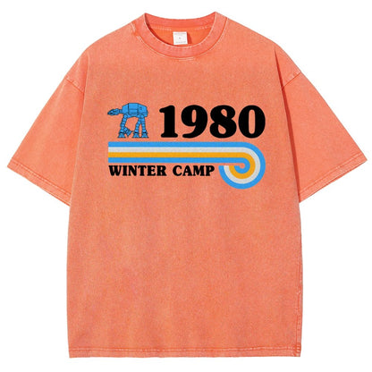 Winter Camp Vintage Distressed T-shirt