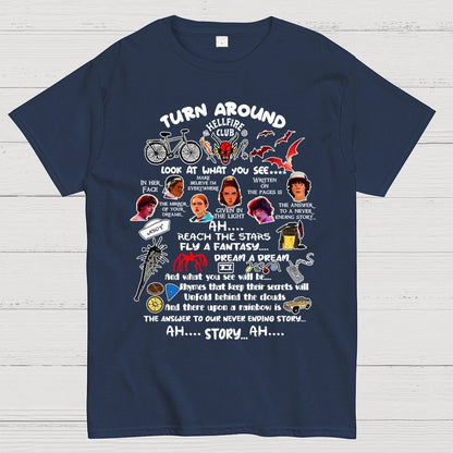 Mystic Flames Lives Ringer Geek T-Shirt