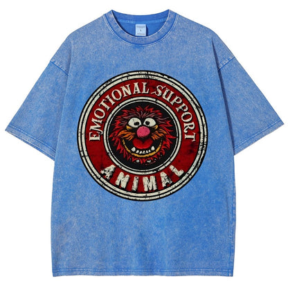 Emotional Support Animals Vintage Distressed T-shirt