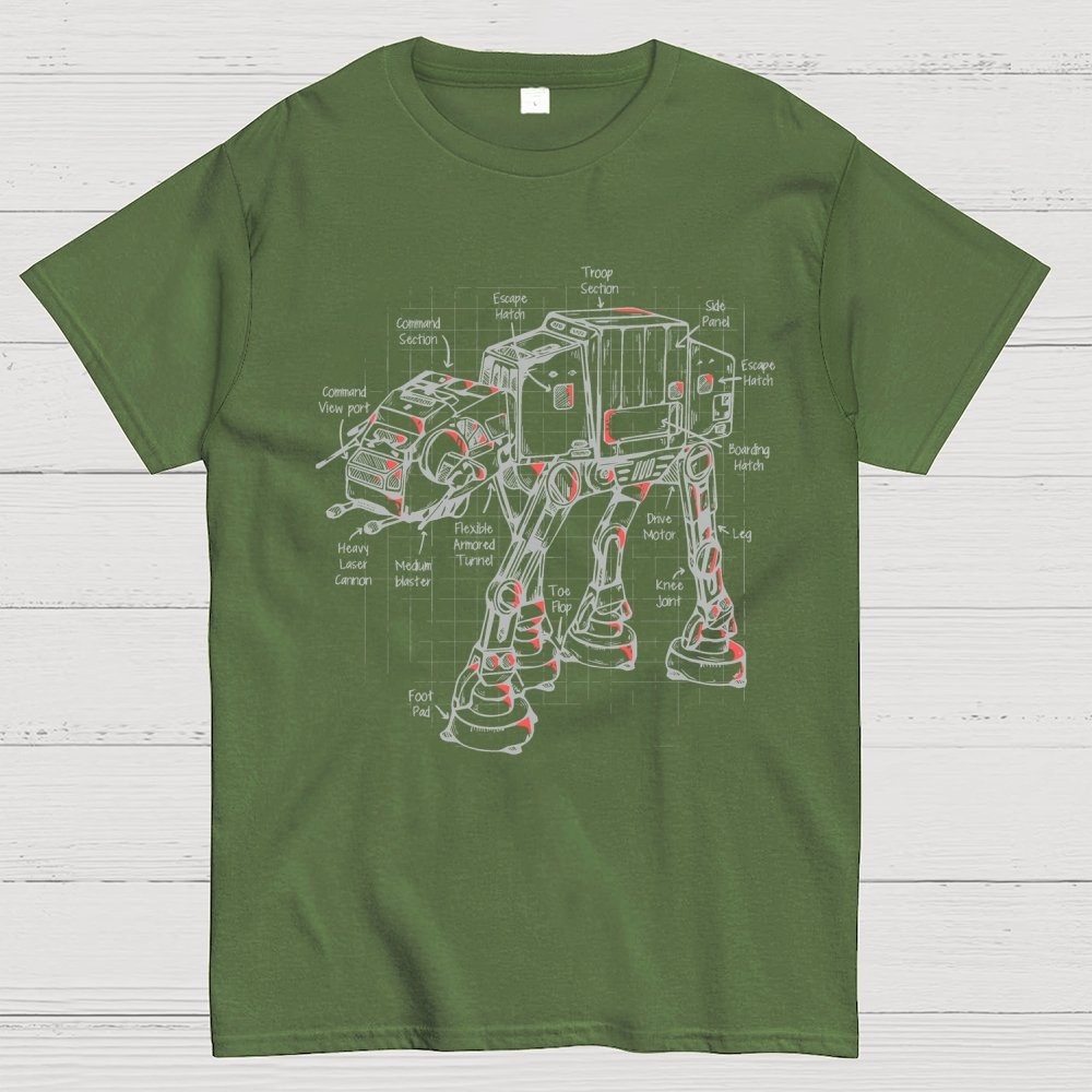 Walker's Blueprint Geek T-Shirt