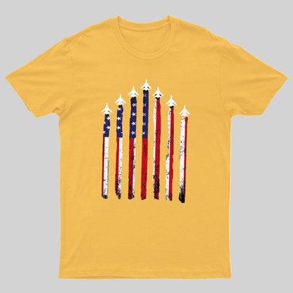 Flag 4th of July Geeky T-Shirt