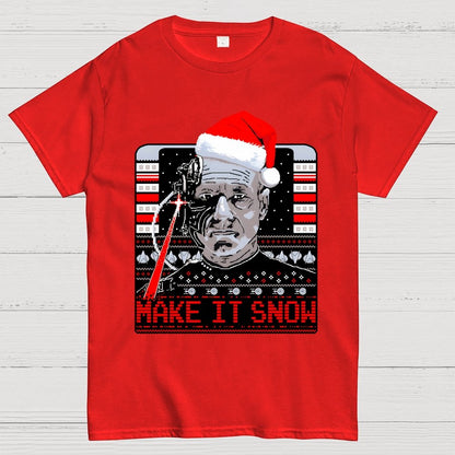 Make it snow Geek T-Shirt