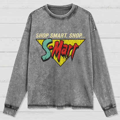 Shop Smart. Shop Smart-Store! Washed Long Sleeve Tee