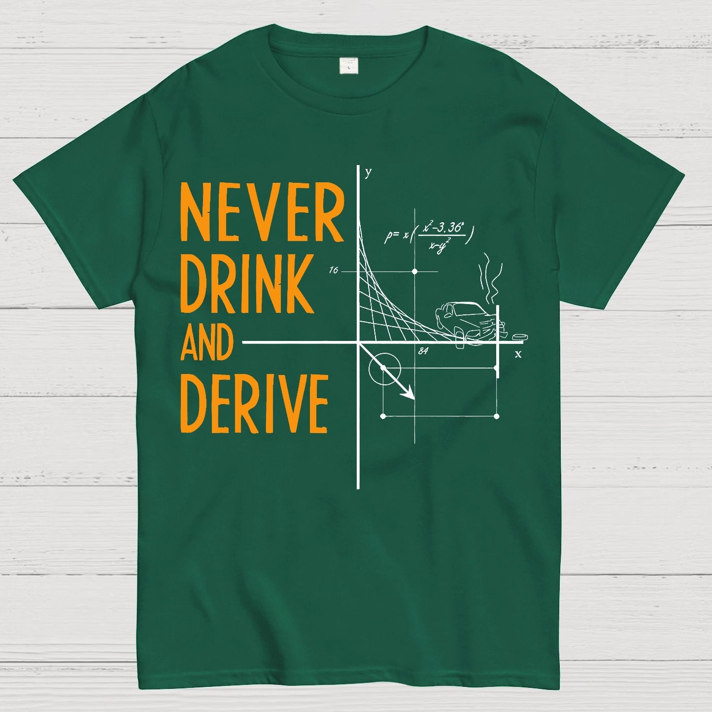 Never Drink and Derive Geek T-Shirt
