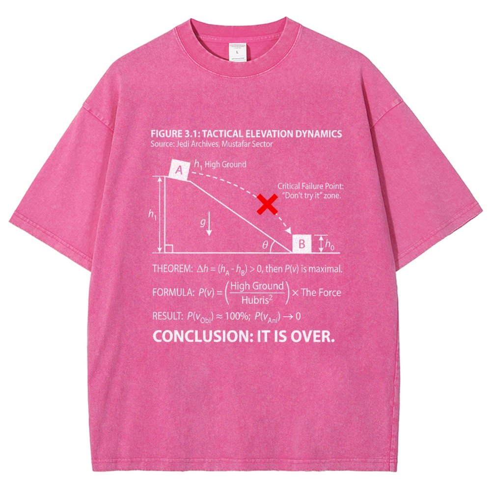 It Is Over Art Print Vintage Distressed T-shirt