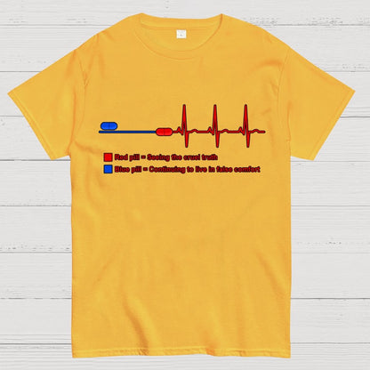 Red pills and blue pills Geek T-Shirt