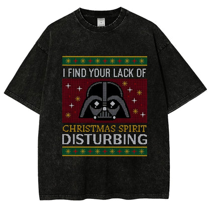 Lack of Christmas Spirit  Vintage Distressed T-shirt