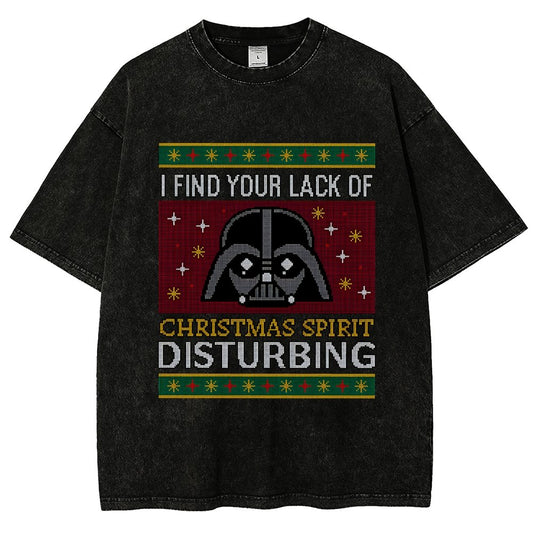 Lack of Christmas Spirit  Vintage Distressed T-shirt