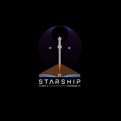 Starship Flight 2 Nerdy T-Shirt