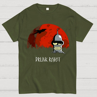 Drunk Robot Geek T-Shirt