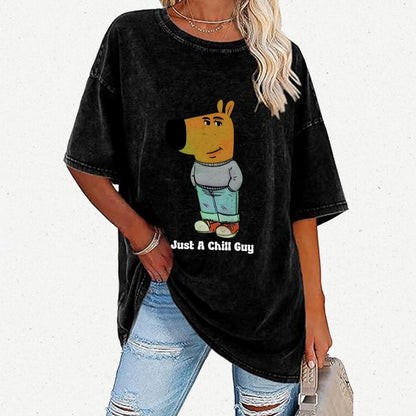I'm Just A Chill Guy Vintage Distressed T-shirt