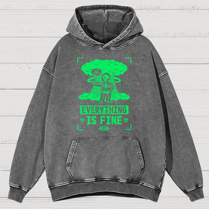 Nuclear Boy Vintage Distressed Hoodie