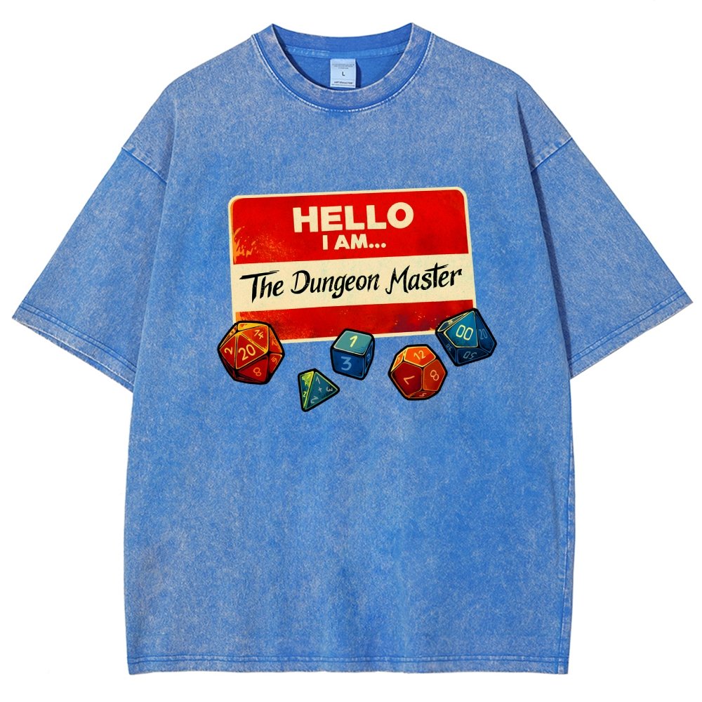 Hello I Am The Dungeon Master Vintage Distressed T-shirt
