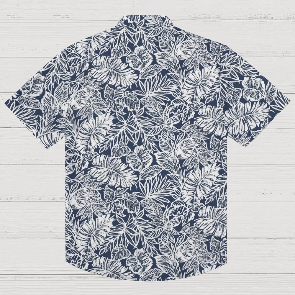 Batik Art Flowers Geeky Shirt